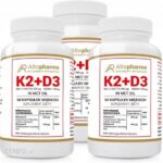 3 x Witamina K2 Vita-MK7 7 200µg + D3 100µg 4000IU w oleju MCT 60kapsułek miękkich Vcaps Alto Pharma
