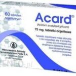 Acard 75mg 60 tabletek