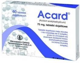 Acard 75mg 60 tabletek