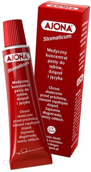 Ajona Stomaticum Koncentrat pasty na krwawiące dziąsła i choroby przyzębia 25ml