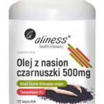 Aliness Olej Z Nasion Czarnuszki 2% 500Mg 120Kaps.