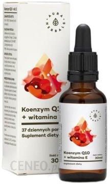 Aura Herbals Koenzym Q10 + witamina E krople 30ml
