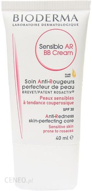 Bioderma Sensibio AR BB Cream Krem SPF30 jasny 40ml