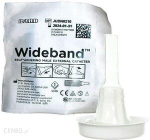 Cewnik urologiczny zewnętrzny dla mężczyzn 100% silikonowy Bard Wideband 30 szt. 29mm