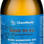 ChemWorld DMSO 99.9% + Oliwa Magnezowa Sól Epsom 50% Chlorek Magnezu - Roztwór 60% 500 ml