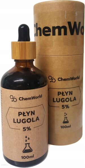 Chemworld Płyn Lugola 5% Jod Czysty Czda 100 Ml