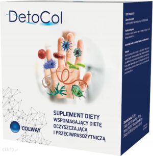 Colway DetoCol Wspomagający dietę oczyszczająca i pasożytniczą 90 kaps