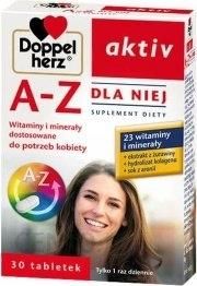 Doppelherz Aktiv A-Z Dla Niej witaminy i minerały dla kobiet 30 tabletek