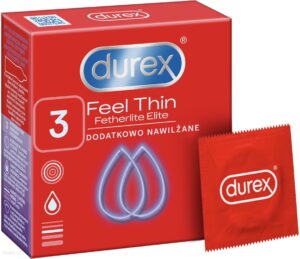 Durex prezerwatywy Feel Thin Fetherlite Elite 3 szt.