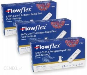 FlowFlex Szybki Test antygenowy Do Samokontroli Covid 3szt.
