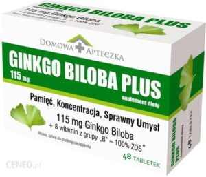 Ginkgo Biloba Plus 60 mg 48 tabl.