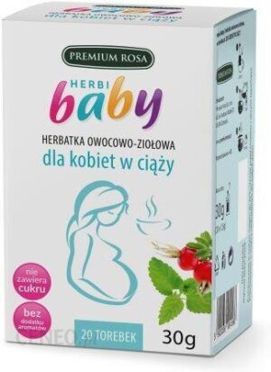 Herbi Baby Herbatka owocowo-ziołowa Dla Kobiet w Ciąży 20 torebek