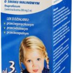 Ibufen Forte 200mg/5ml zawiesina dla dzieci od 3 miesiąca życia smak malinowy 100ml