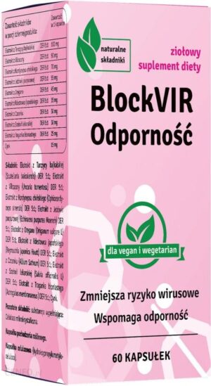 Kapsułki Na Odporność 60 Szt. Pasolek Blockvir Suplement Diety