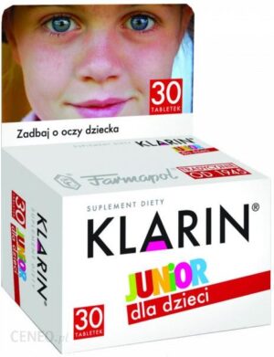 Klarin JUNIOR od 6 roku życia 30 tabletek