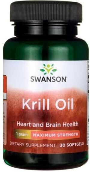 Krill Oil olej z kryla arktycznego SWANSON 30 kaps