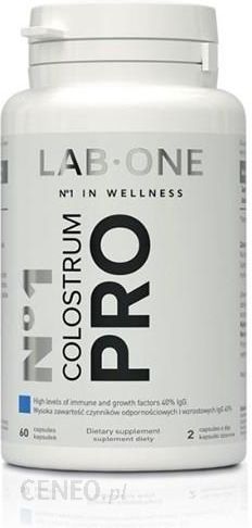 Lab One No1 Colostrum Pro Naturalne wsparcie dla układu immunologicznego 60 kaps.