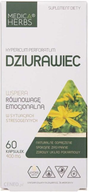 Medica Herbs Dziurawiec 400 mg - 60kaps.