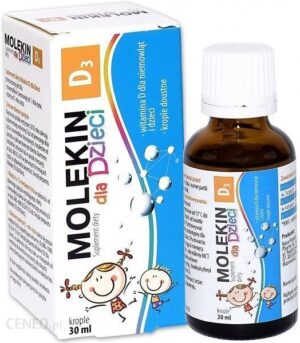 Molekin D3 Witamina D w kroplach dla dzieci i niemowląt od 1. dnia życia 30ml