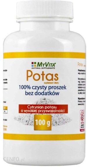 Myvita Potas Cytrynian Potasu Proszek 100G