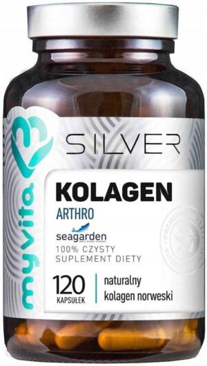 MYVITA Silver Kolagen Arthro naturalny kolagen norweski 120 kaps