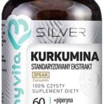 MYVITA Silver Kurkumina standaryzowany ekstrakt + piperyna 95% kurkuminoidów 60 kaps