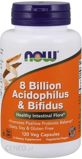 Now Foods 8 Bilion Acidophilus and Bifidus 120 kaps.