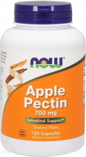 Now Foods Apple Pectin Pektyny Jabłkowe 700mg 120 kaps
