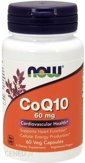 Now Foods Coq10 Koenzym 60 mg 60 kaps.