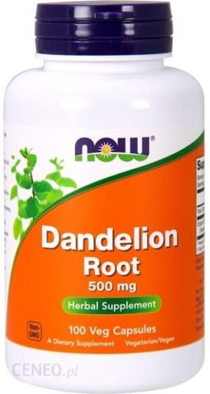NOW Foods Dandelion Root 500mg 100 kaps vege