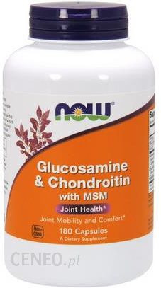 Now Foods Glukozamina Chondroityna MSM 180 kaps.