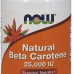 Now Foods Natural Beta Carotene Beta Karoten 25 000IU 90 kaps.