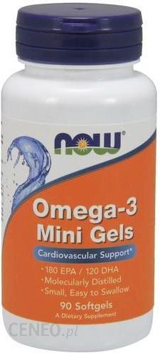 Now Foods Omega 3 Mini Gels 90 kaps.