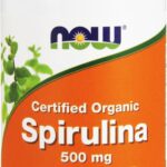 Now Foods Spirulina Certified Organic 500mg 100 Tabl