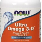 Now Foods Ultra Omega 3 with Vitamin D3 90 kaps.