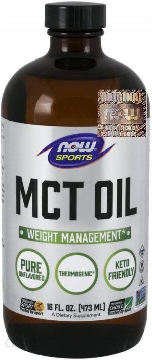 Now Mct Oil Olej Mct Keto Energia 473ml