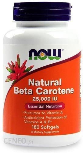 NOW Natural Beta Carotene 25000IU 180soft gels