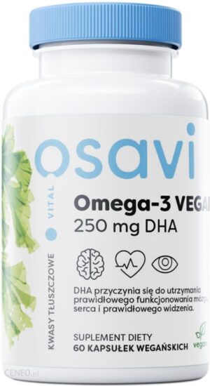 OSAVI - Omega-3 (250mg) DHA 60 kaps.