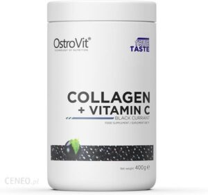 OstroVit Collagen + Vitamin C czarna porzeczka 400g