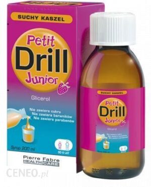 Petit Drill Junior Syrop dla dzieci na kaszel suchy 200ml