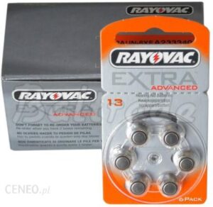 Rayovac Extra Advanced 13 baterie do aparatów słuchowych 60 szt.