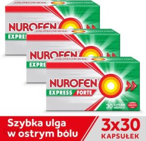 Reckitt Benckiser Zestaw NUROFEN EXPRESS FORTE- 400 mg