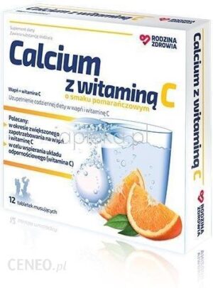 Rodzina Zdrowia Calcium z witaminą C 12 tabl.