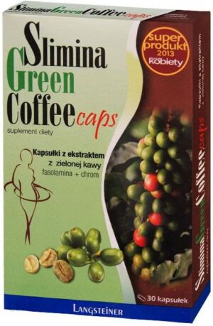 Slimina Green Coffee Caps zielona kawa 30 kapsulek