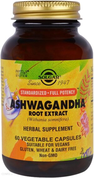 Solgar Solgar Ashwagandha Root Extract 60 kaps