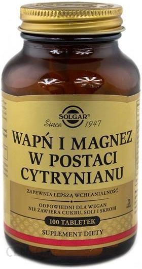 Solgar Wapń i magnez 100 tabl
