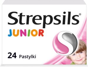 Strepsils Junior na ból gardła 24 pastylki