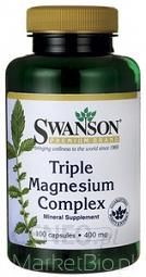 SWANSON Triple Magnesium Complex 100 kaps