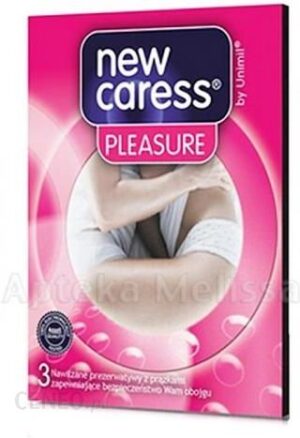 Unimil NEW CARESS PLEASURE Prezerwatywy 3 szt