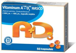 Vitaminum A + D3 50 kapsułek
